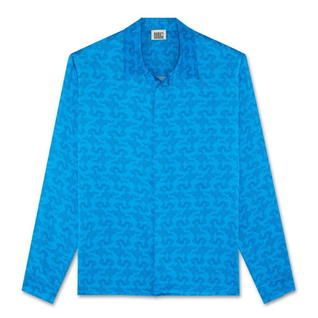 Ning Dynasty - Resort Cloud Long Sleeve Shirt Blue
