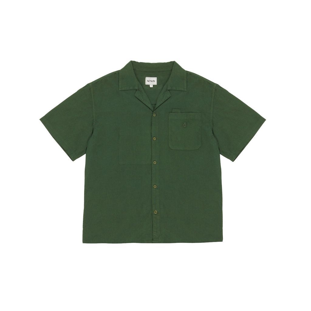 Men's Green The Easey Short Sleeve In Khaki Extra Small Noskin