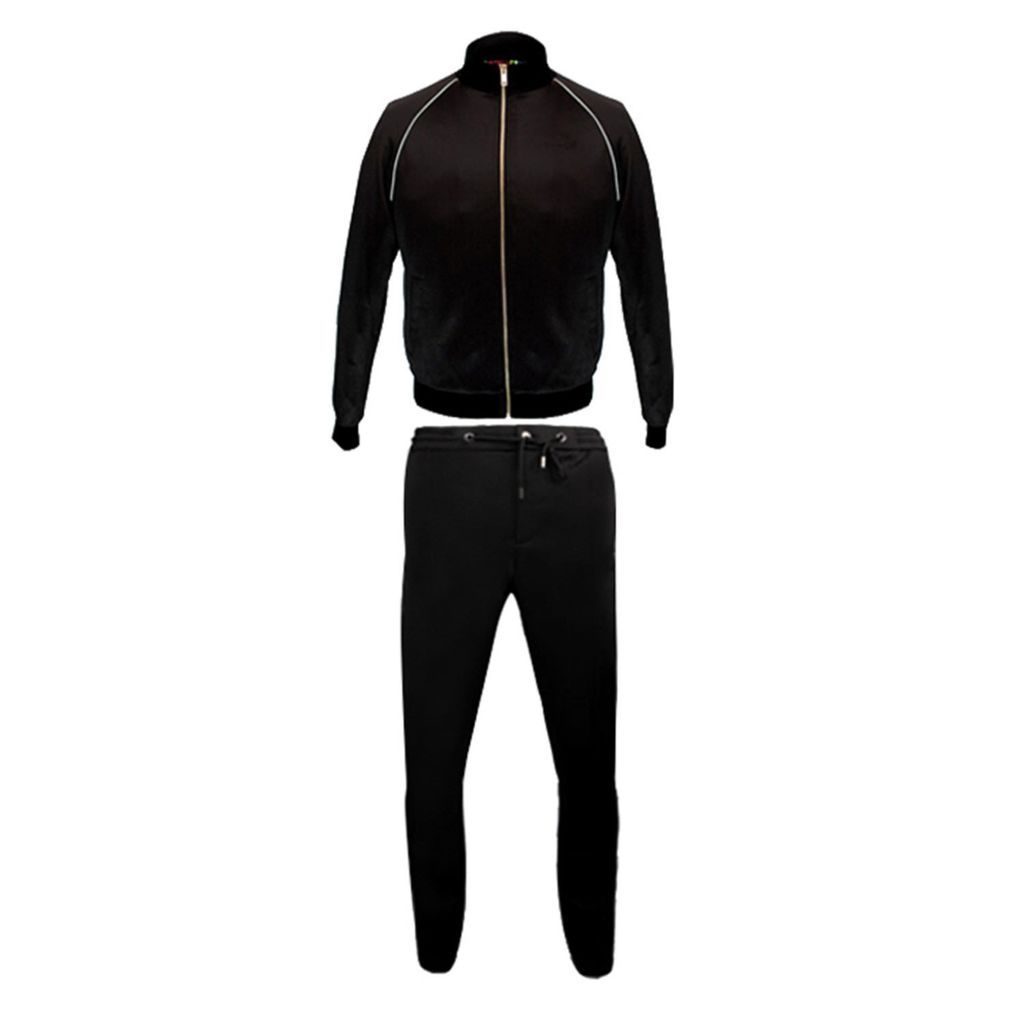 Men's Greenwich Track Suit - Black Small DAVID WEJ