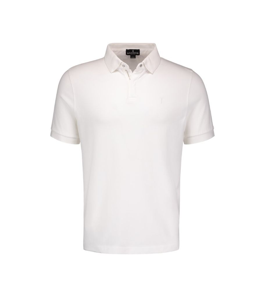 Men's The Perfect Polo - Short Sleeve - White Small Baobab