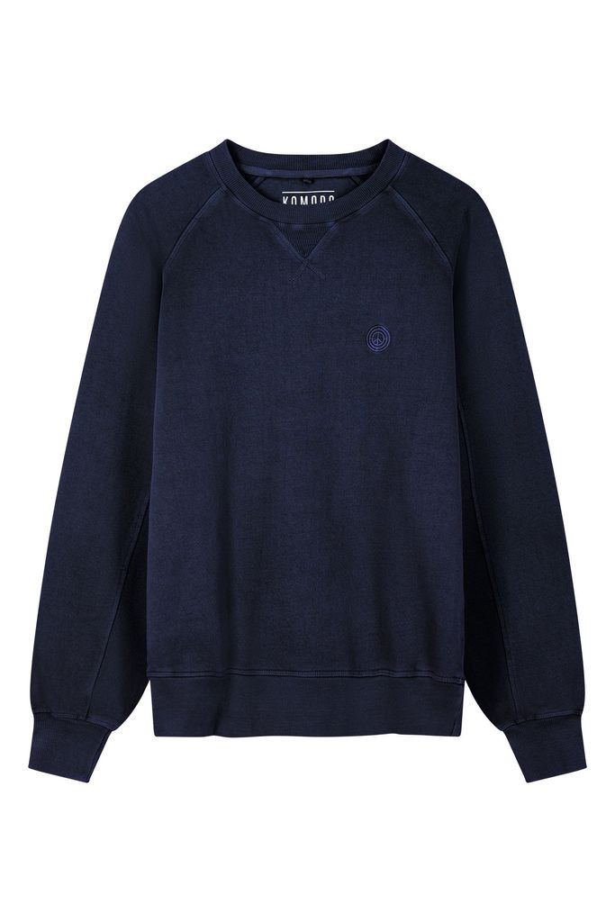 Men's Blue Anton - Gots Organic Cotton Sweat Navy Small KOMODO