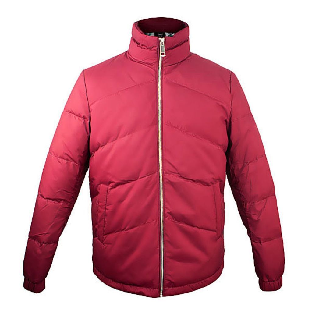 Men's Warrington Padded Jacket - Red Small DAVID WEJ