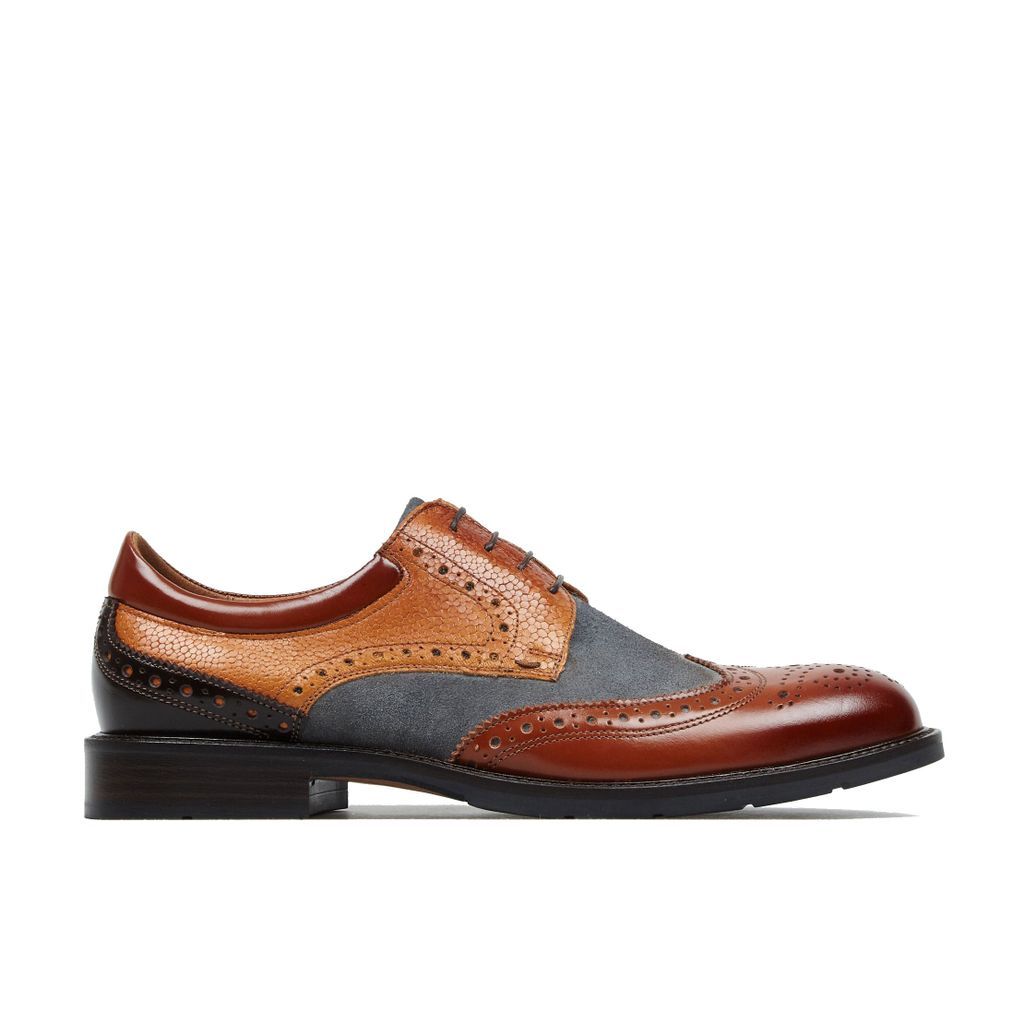 Grey / Brown Toledo - Foxy - Men's Oxford Shoes 6 Uk Embassy London USA