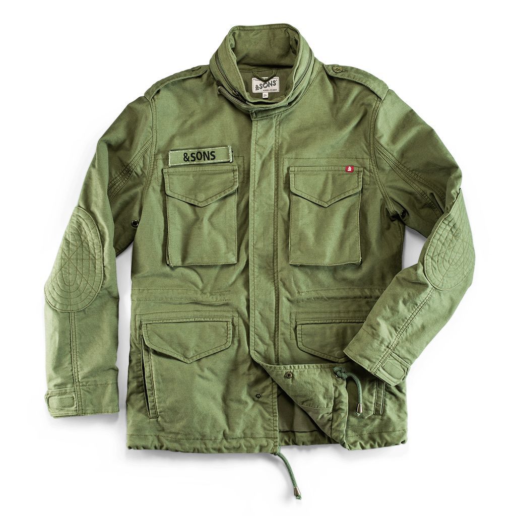 Men's Surplus Army Jacket Small &SONS Trading Co