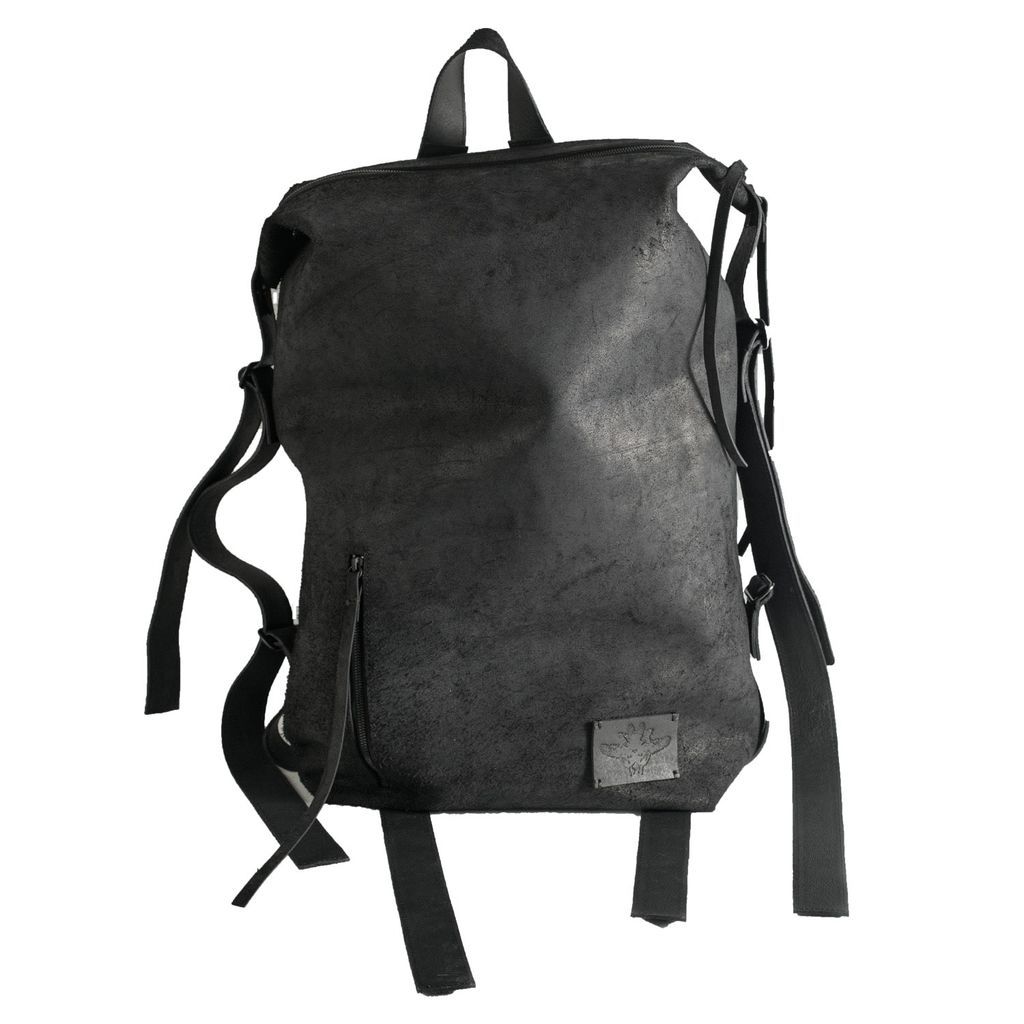 Men's Black Robust Backpack One Size ZSIGMOND
