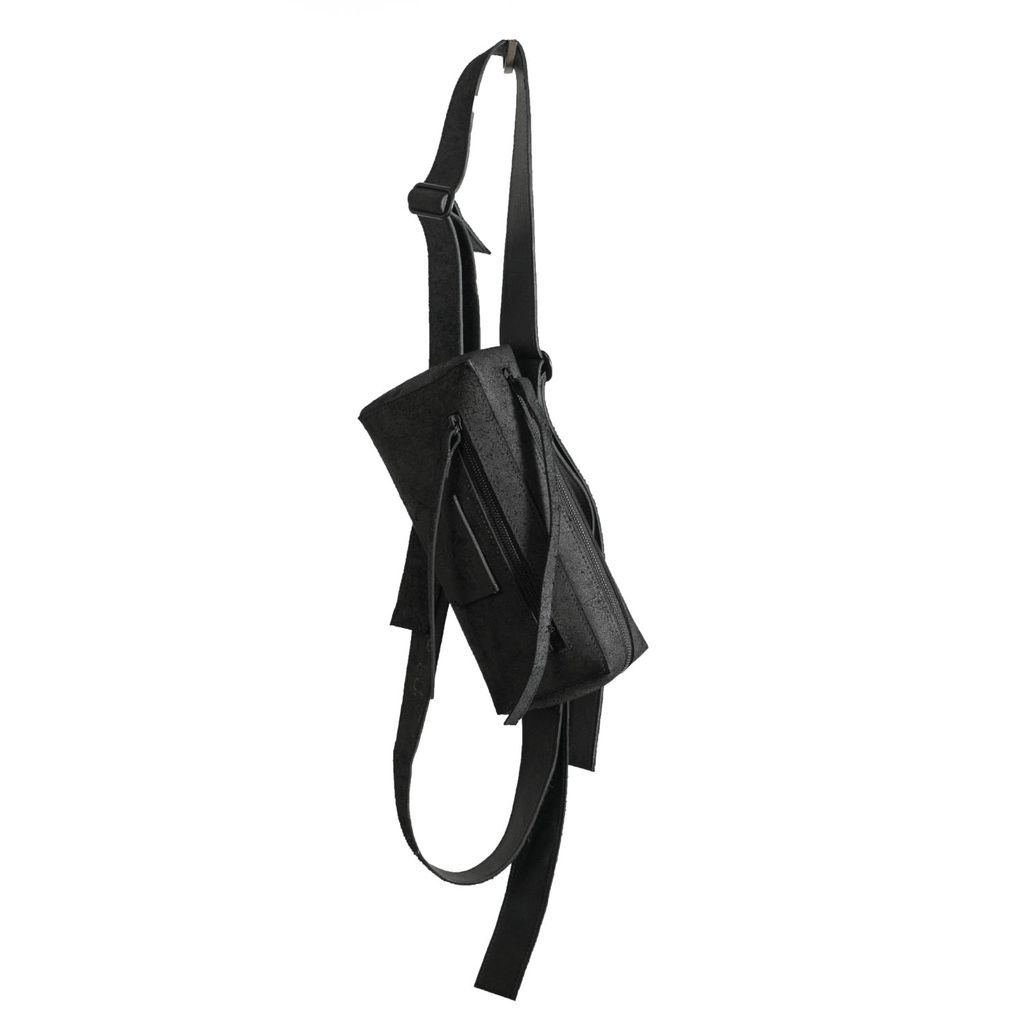 Men's Black Robust Cross-Body Bag One Size ZSIGMOND