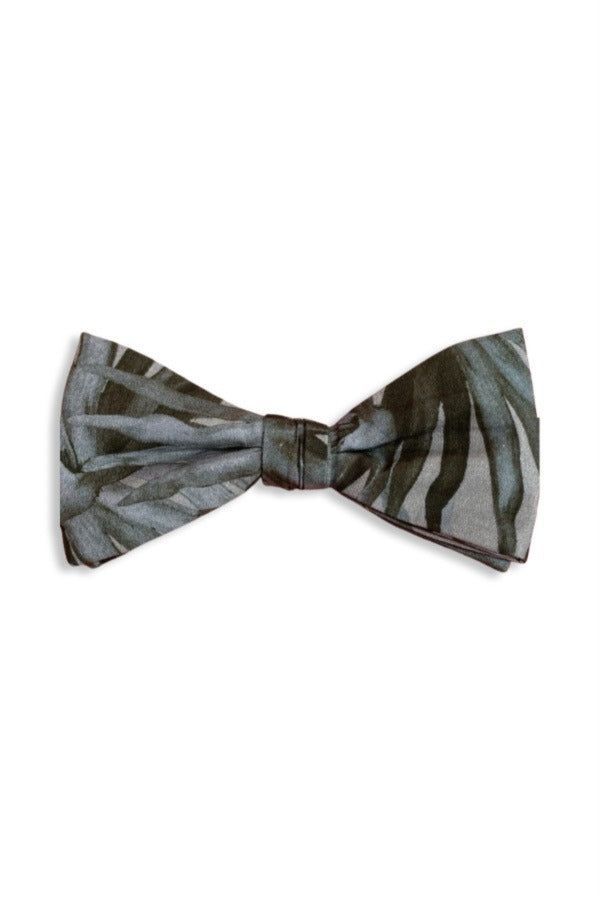 Men's Green Bow Tie - Fan Palm Sage One Size Peggy and Finn