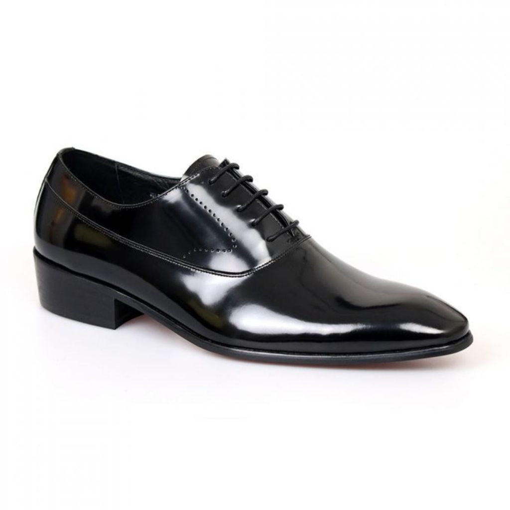 Men's Leather Classic Formal Shoes - Black 9 Uk DAVID WEJ