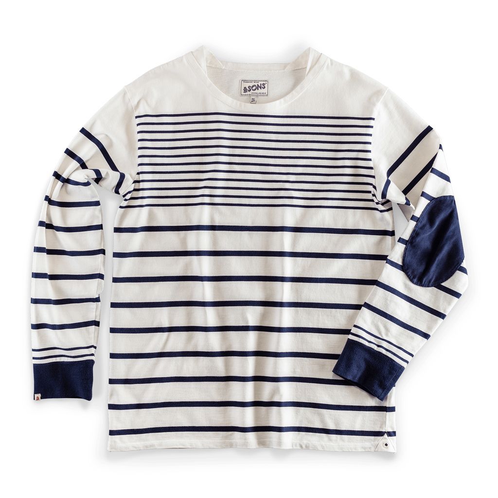 Men's &Sons 21 Breton Long Sleeve Top Small &SONS Trading Co