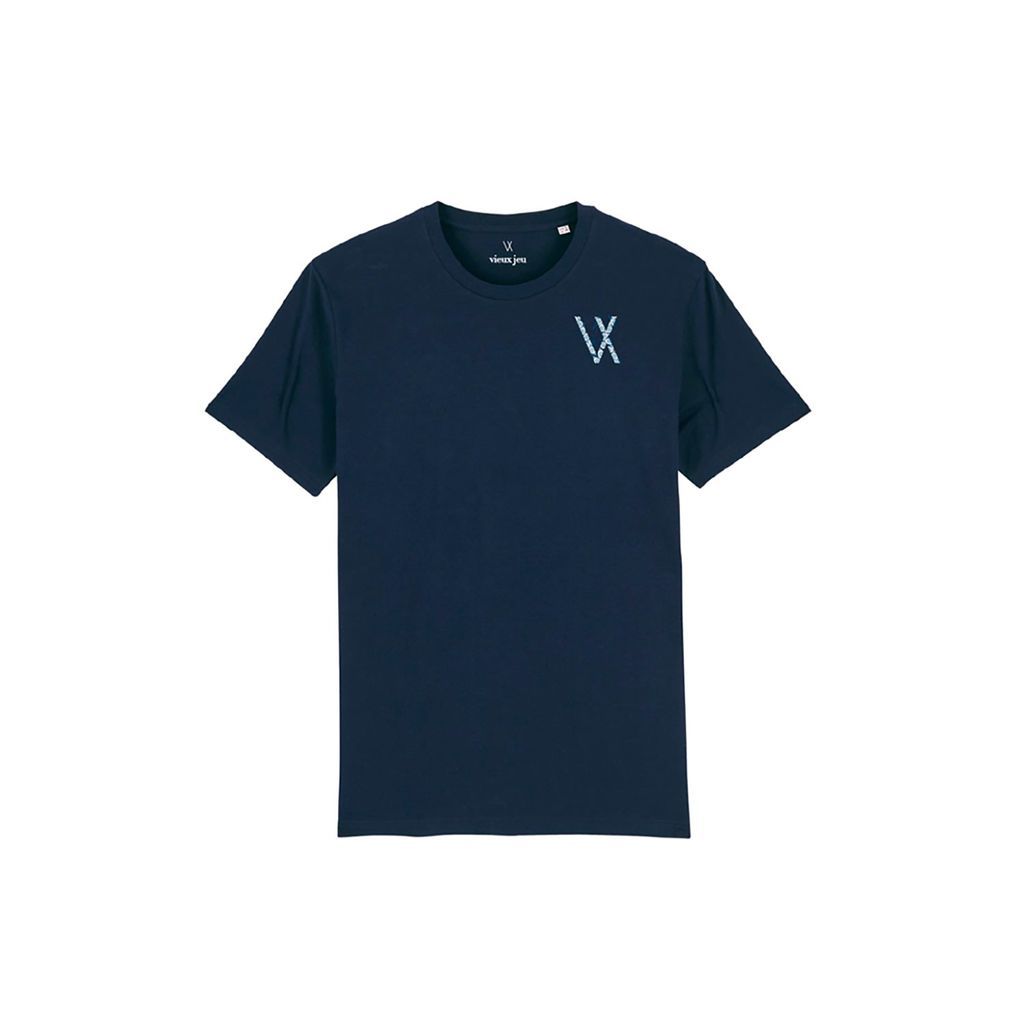 Men's Lopa T-Shirt - Blue Extra Small Vieux Jeu