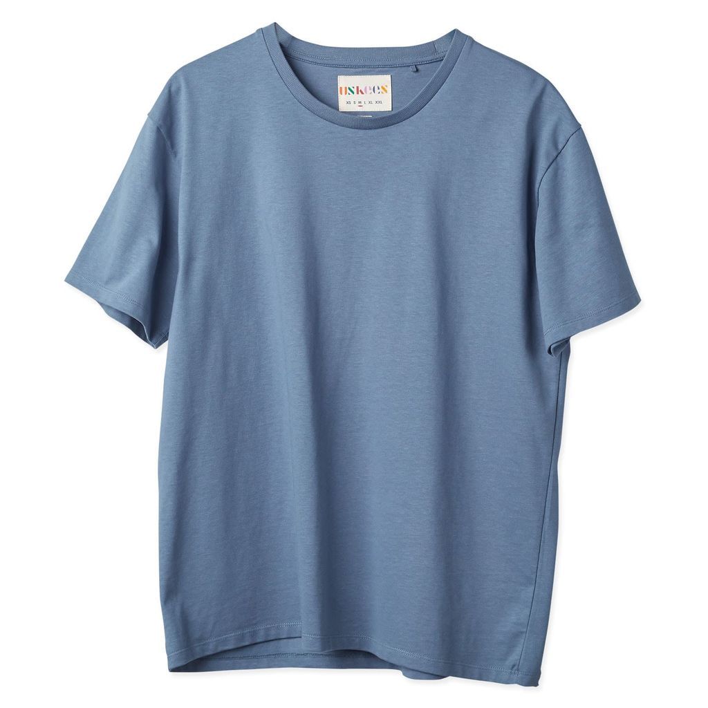 Men's Blue The 7006 T-Shirt - Teal Small Uskees