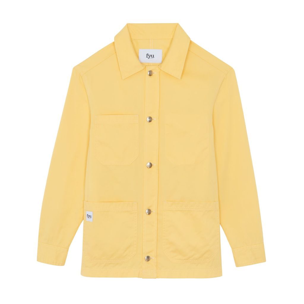 Men's Yellow / Orange Skipper Overshirt Extra Small FYU PARIS