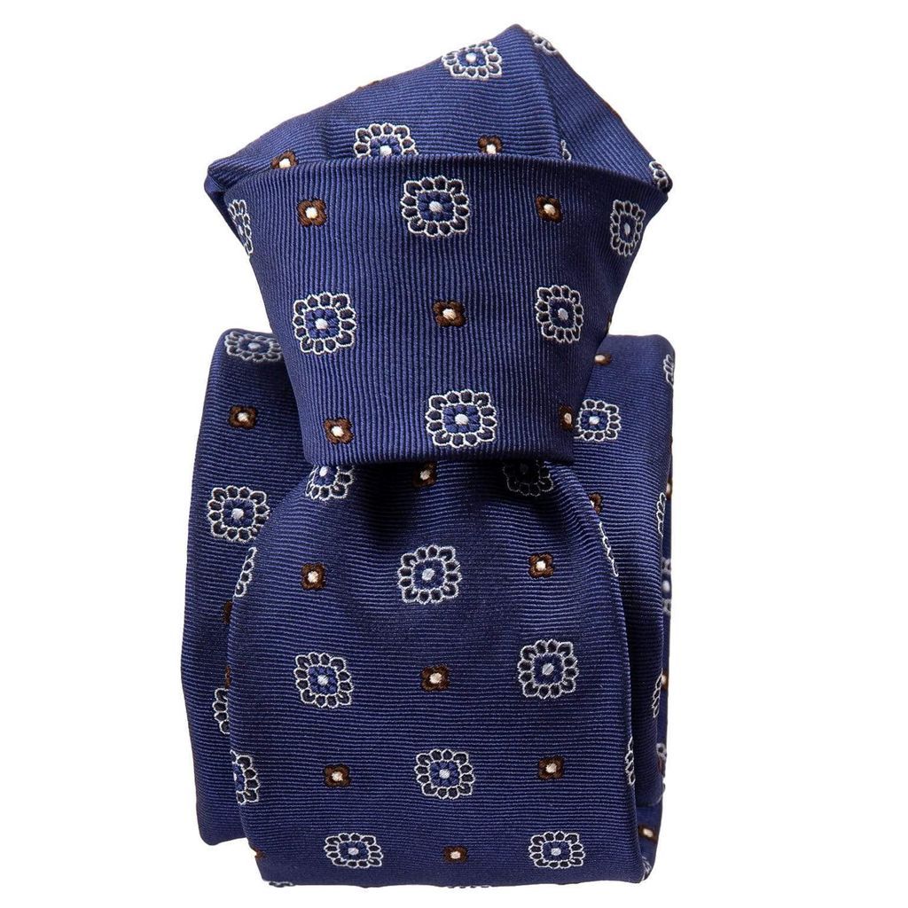 Men's Casablanca - Blue Mogador Silk Tie One Size Elizabetta