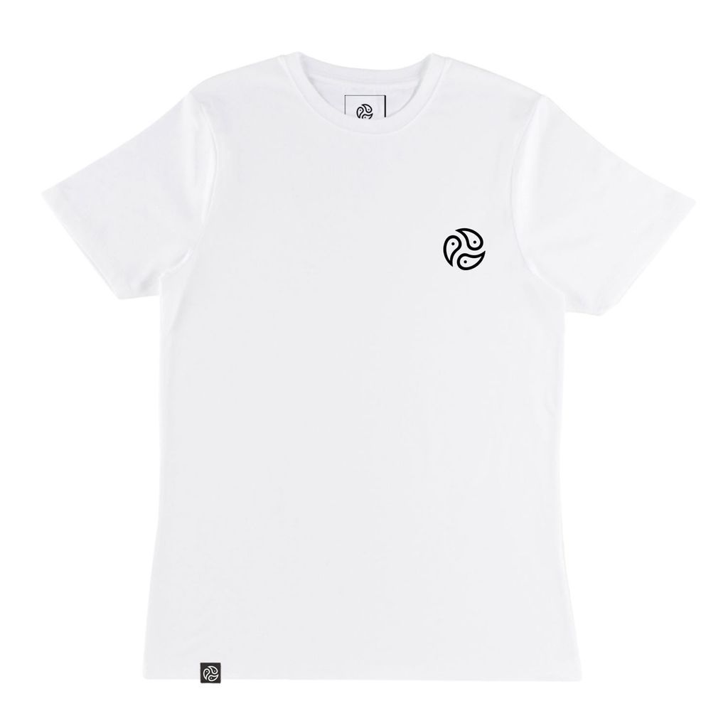 Men's Classic Graphic Bamboo T-Shirt - White Small TOMOTO