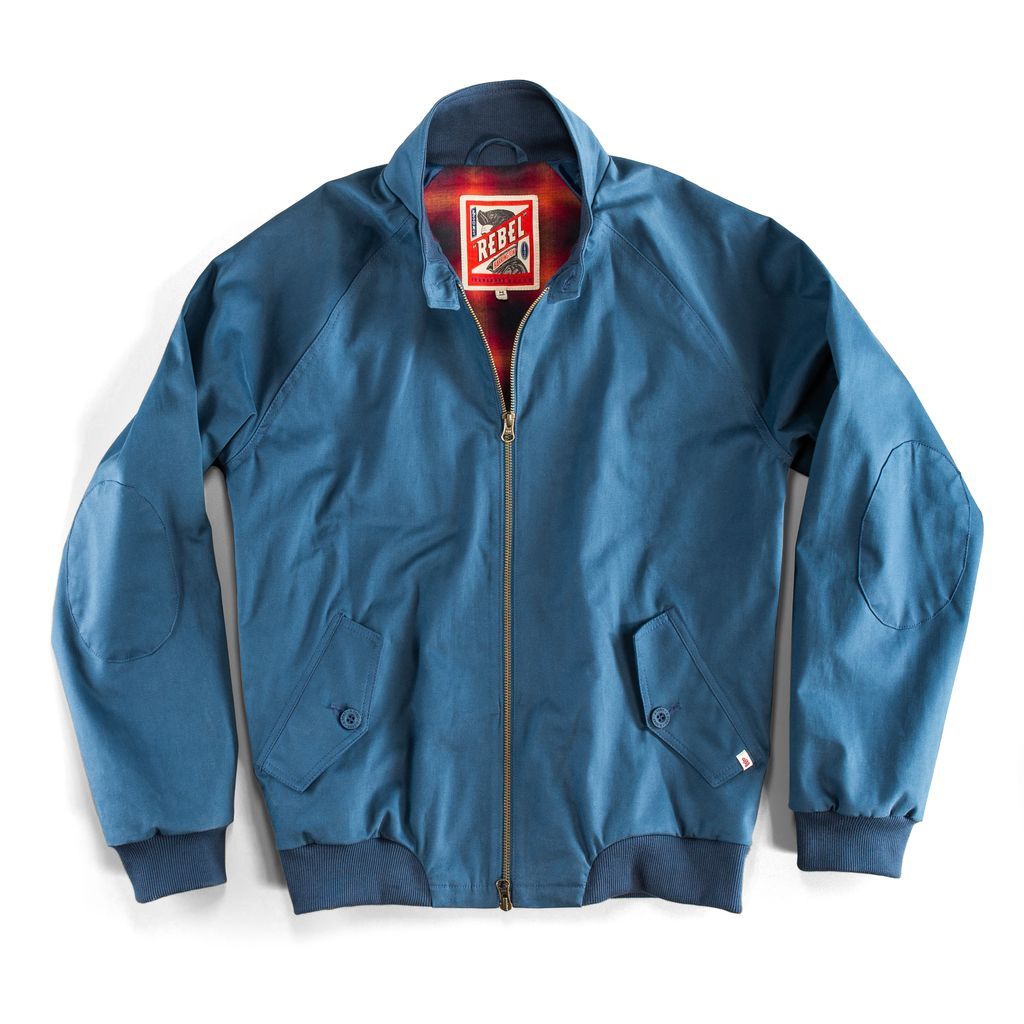 Men's Rebel Harrington Jacket Blue Small &SONS Trading Co