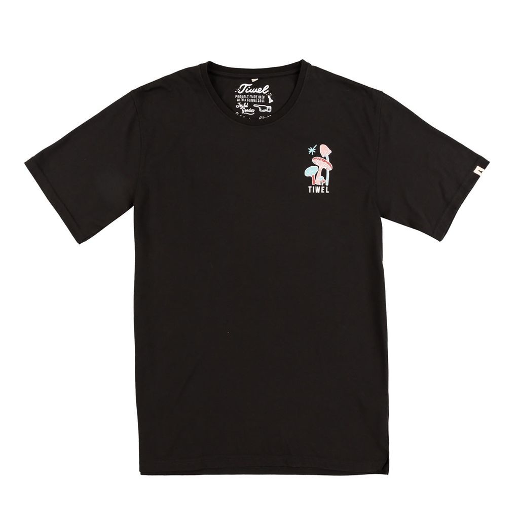 Men's Black Eiring T-Shirt Small TIWEL