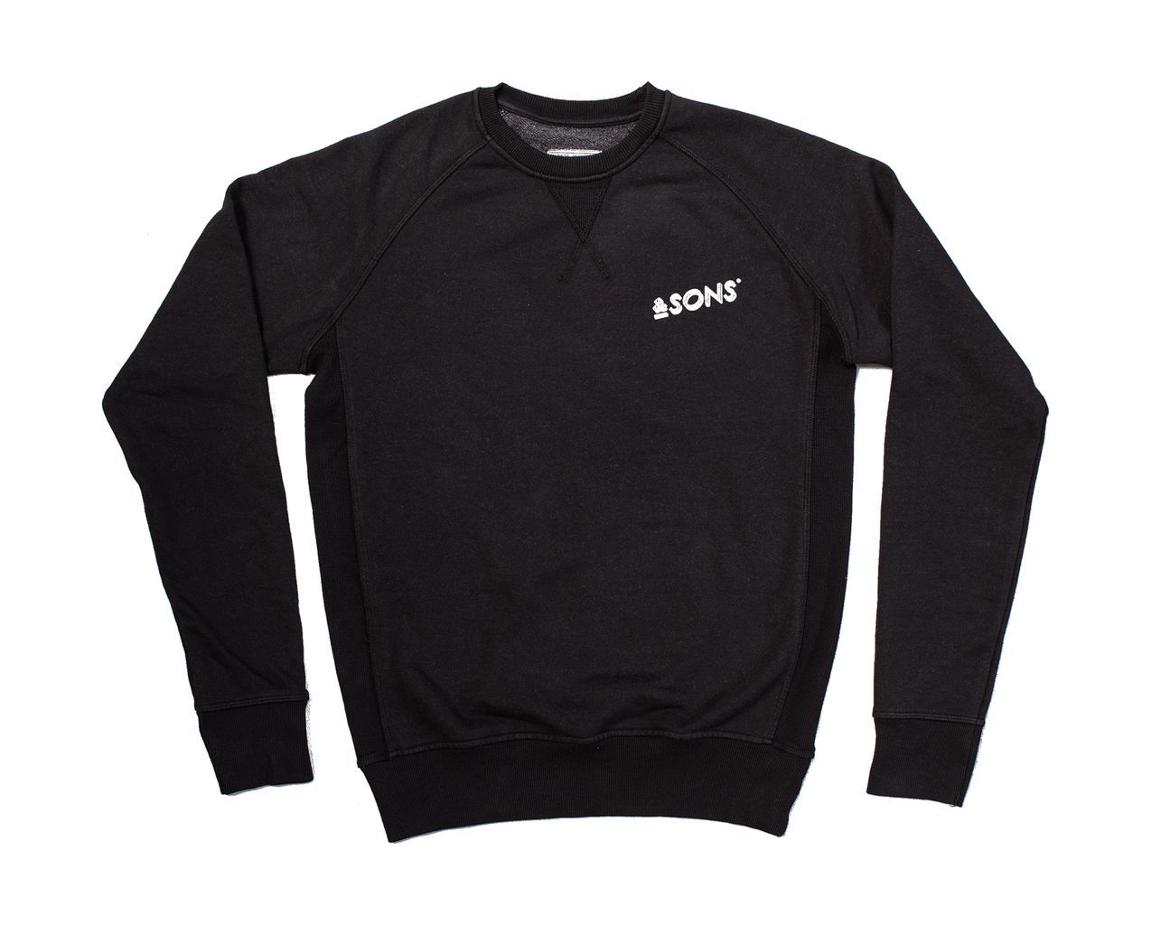 Men's &Sons Black Logo Sweatshirt Medium &SONS Trading Co