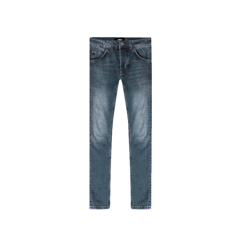 Blue Mens 116 Essential Jeans - Dirty Vintage Indigo 28