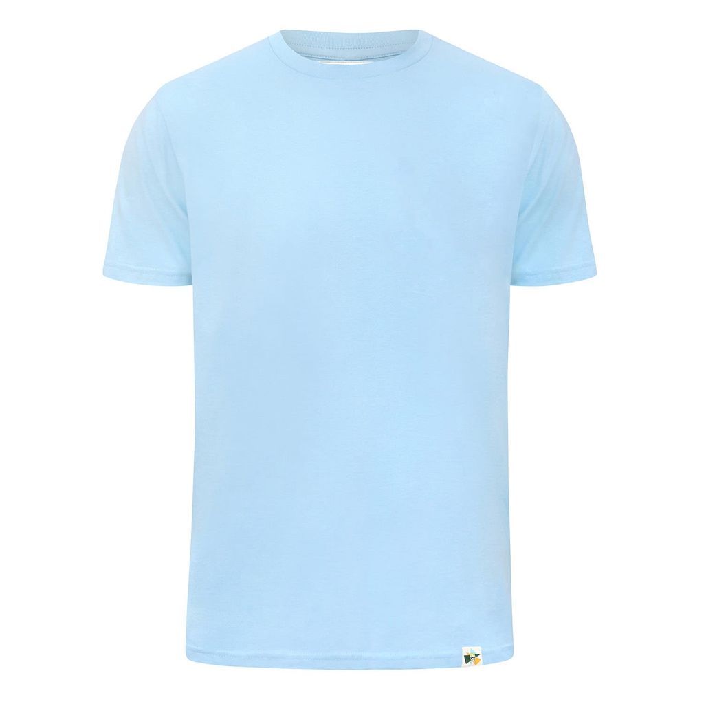 Classic Mens Organic Cotton T-Shirt In Light Blue Small blonde gone rogue