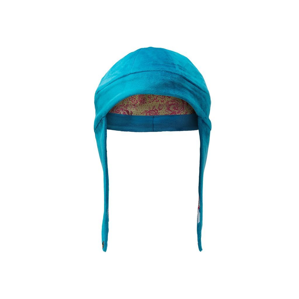 Covering Head For Warmth - Men Fashion Hat With Embroidery - Emerald Blue - Chapeau Francois One Size Yvette LIBBY N'guyen Paris