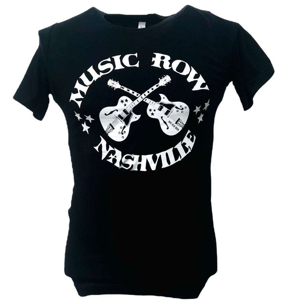 Men's Any Old Iron Music Row Black T-Shirt Xs