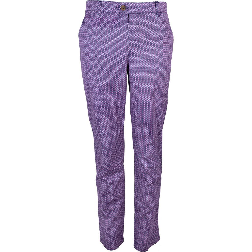 Men's Blue / Pink / Purple Jack Lux Large Turtle Pants - Pink 30