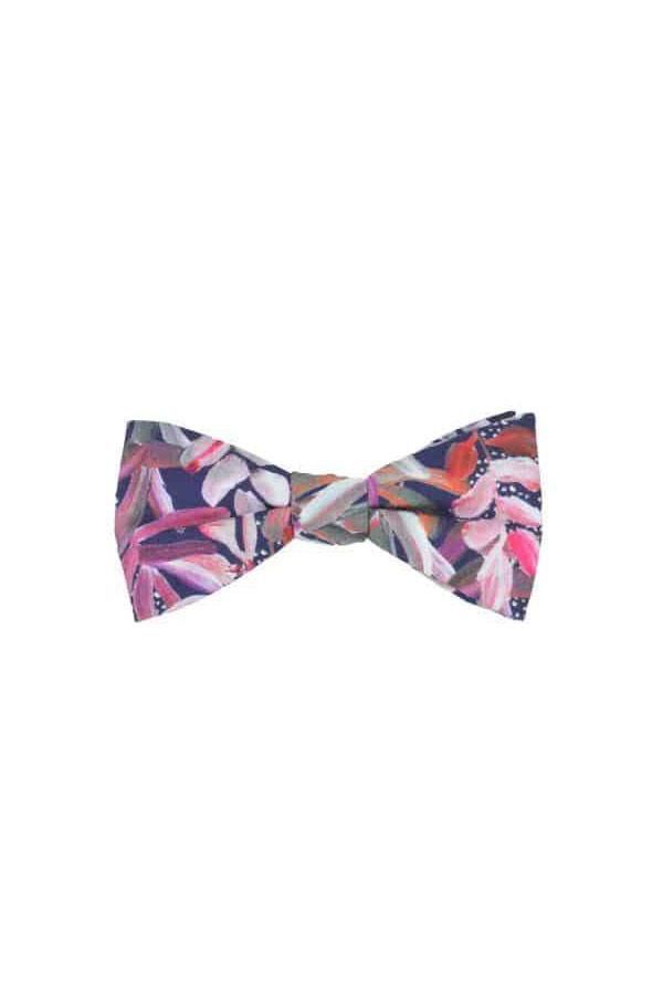 Men's Blue Bow Tie - Protea Navy One Size Peggy and Finn