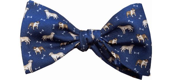 Men's Blue Hair Of The Dog Bow Tie One Size Lazyjack Press