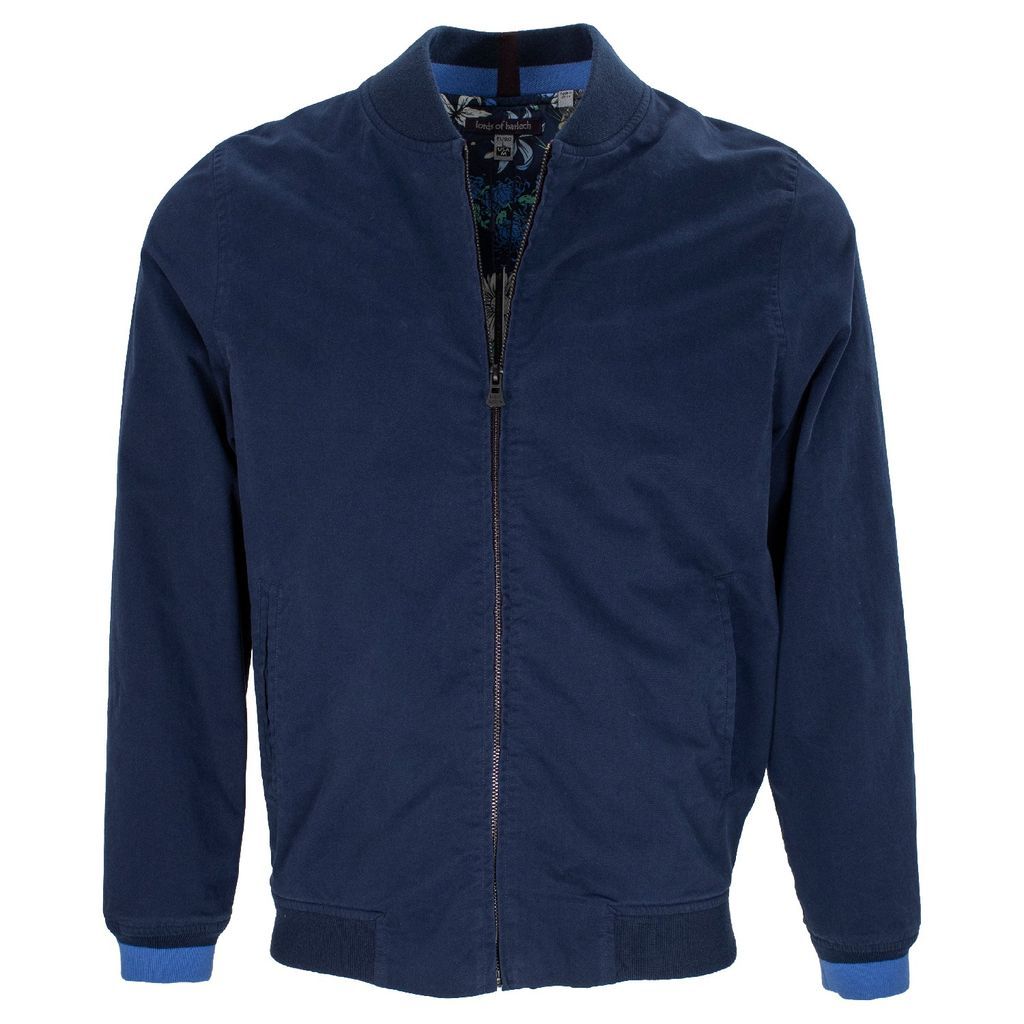 Men's Blue Lancaster Bomber Jacket Navy Small Lords of Harlech