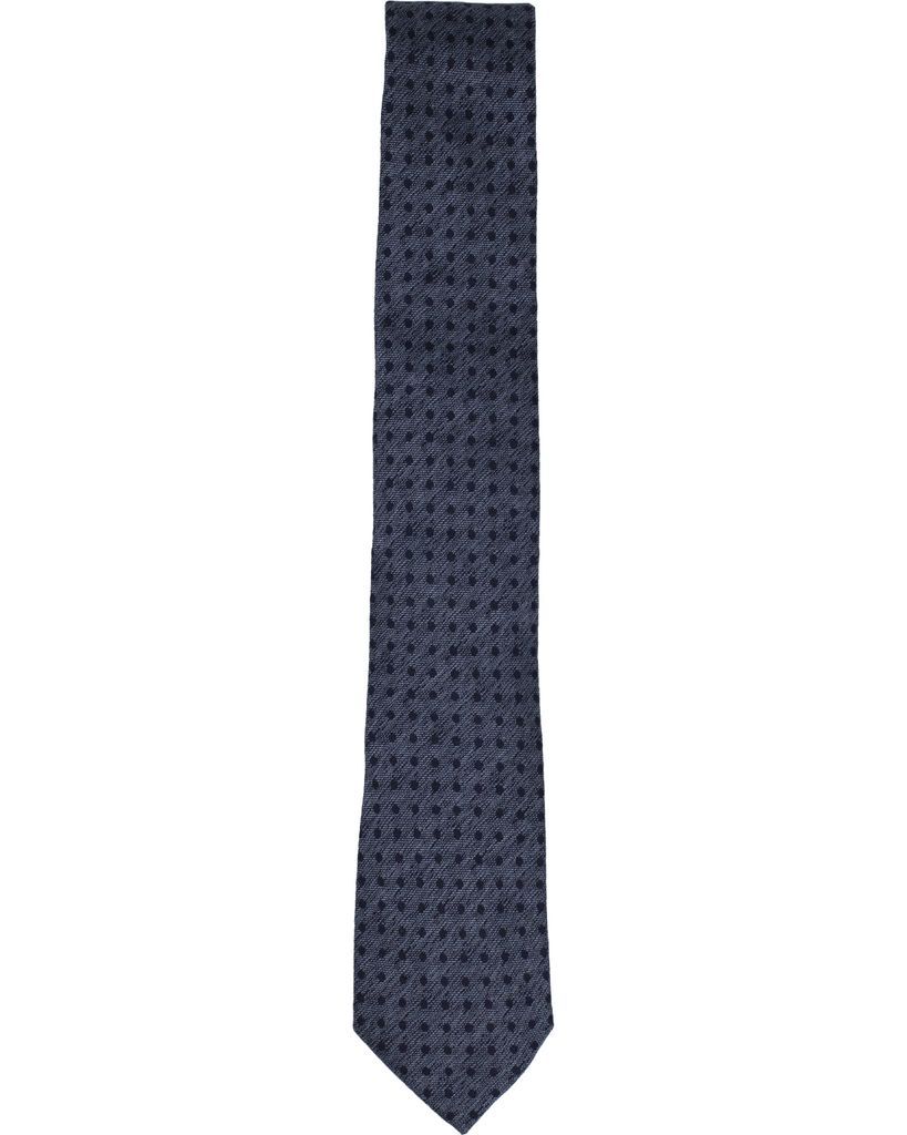 Men's Blue Polka Navy Tie One Size Lords of Harlech