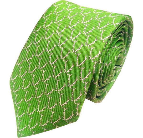 Men's Buckwild Green Tie One Size Lazyjack Press
