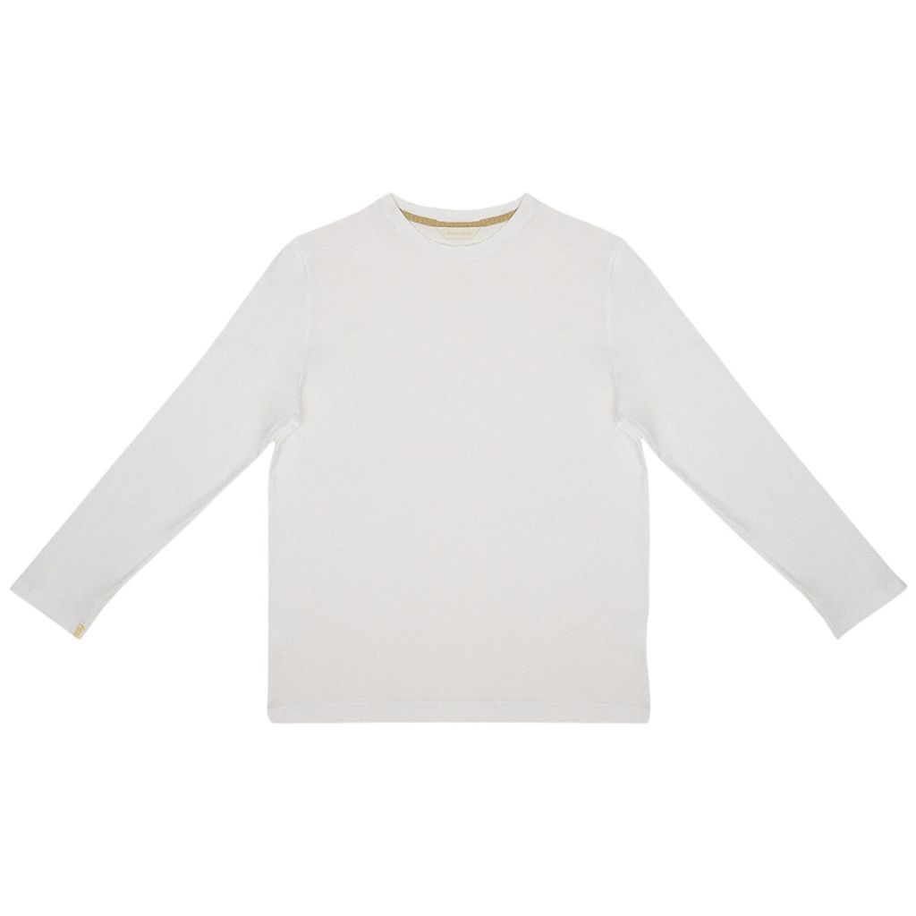 Men's Classic Long Sleeve T-Shirt - White Extra Small Chirimoya