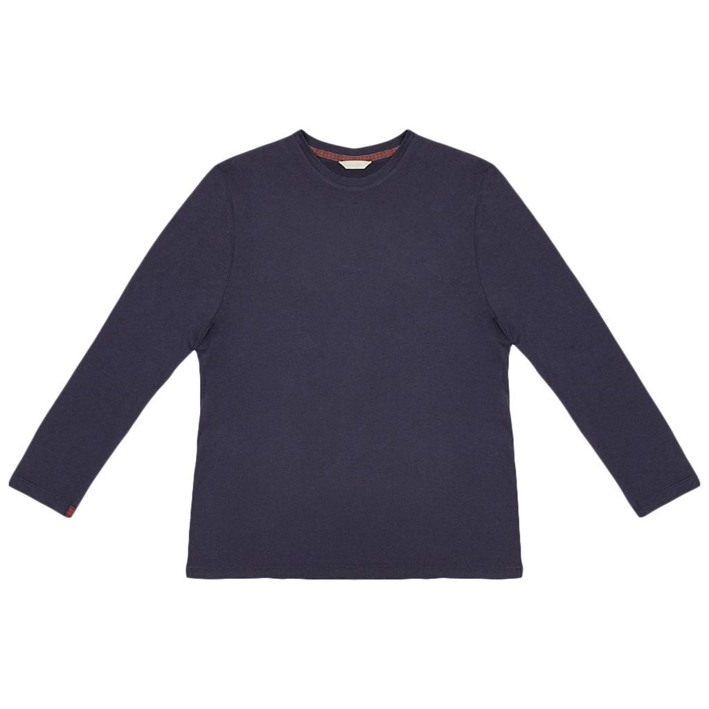 Men's Classic Long Sleeve T-Shirt - Navy Blue Extra Small Chirimoya