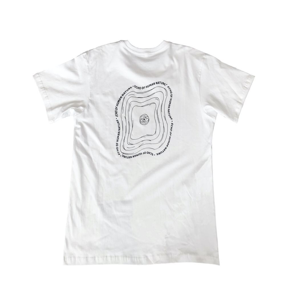 Men's Echo T-Shirt - White Small NATA STUDIO
