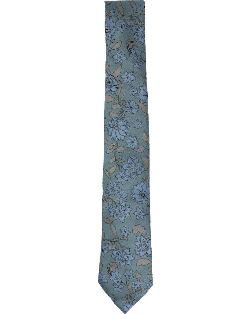 Men's Green / Blue Lotus Aqua Tie One Size Lords of Harlech