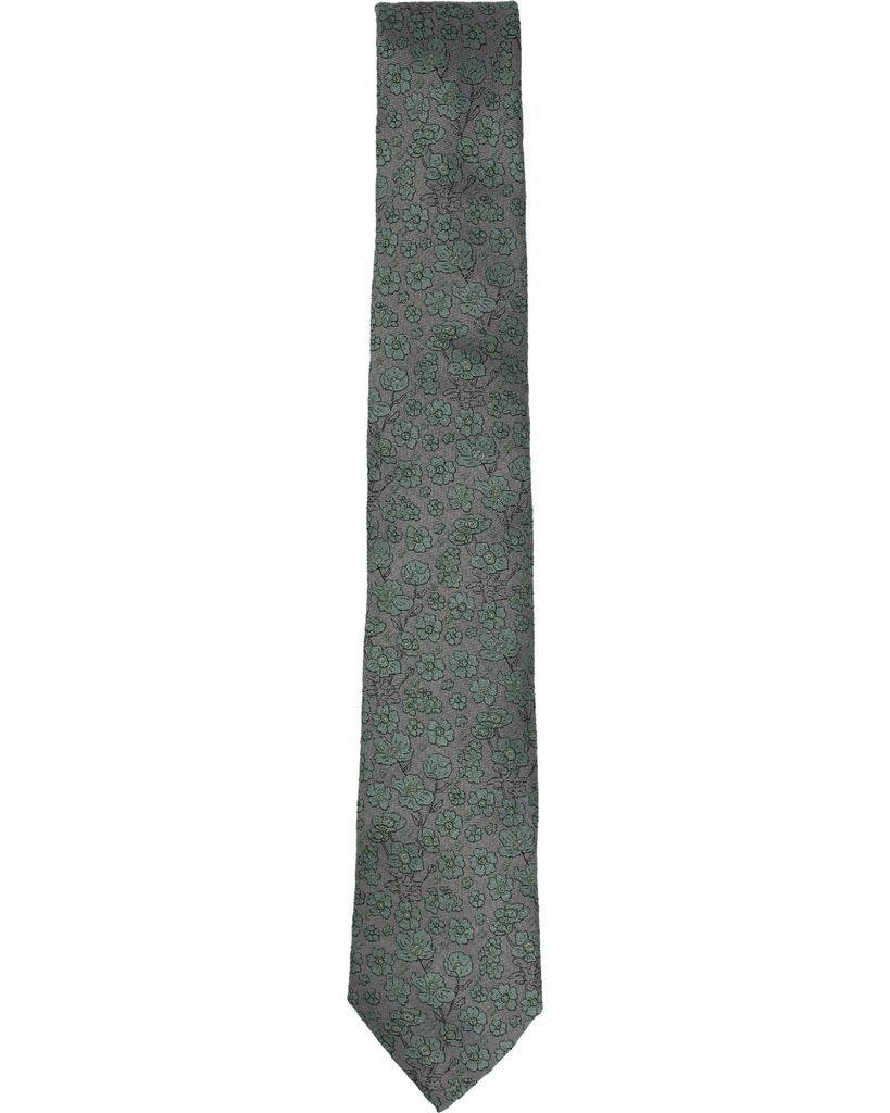 Men's Green / Grey Garden Mint Tie One Size Lords of Harlech