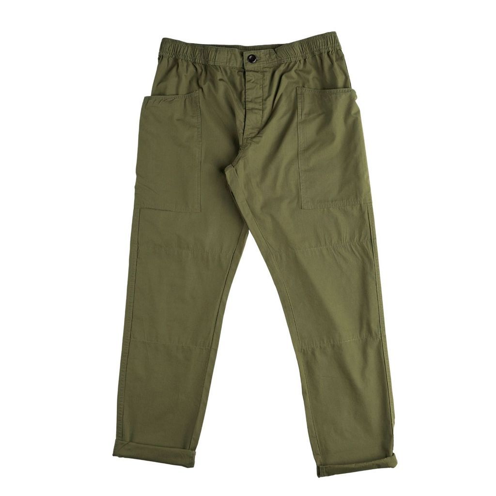 Men's Green 5011 Lightweight Pants - Olive Small Uskees