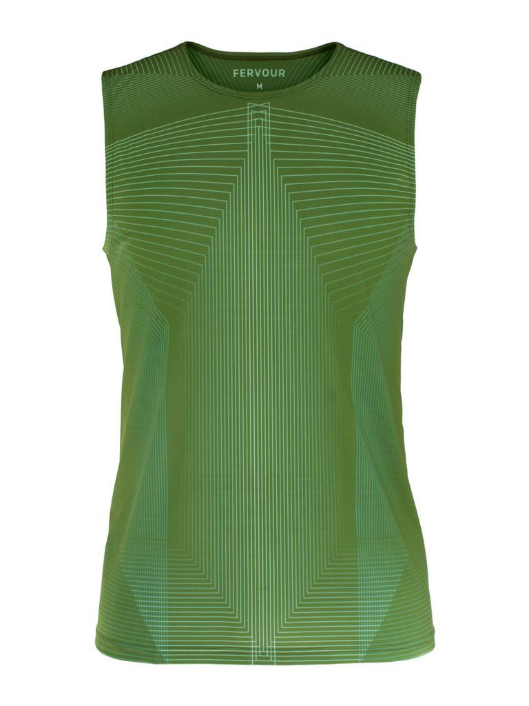 Men's Green Max Nephrite Transmission Top Small Fervour