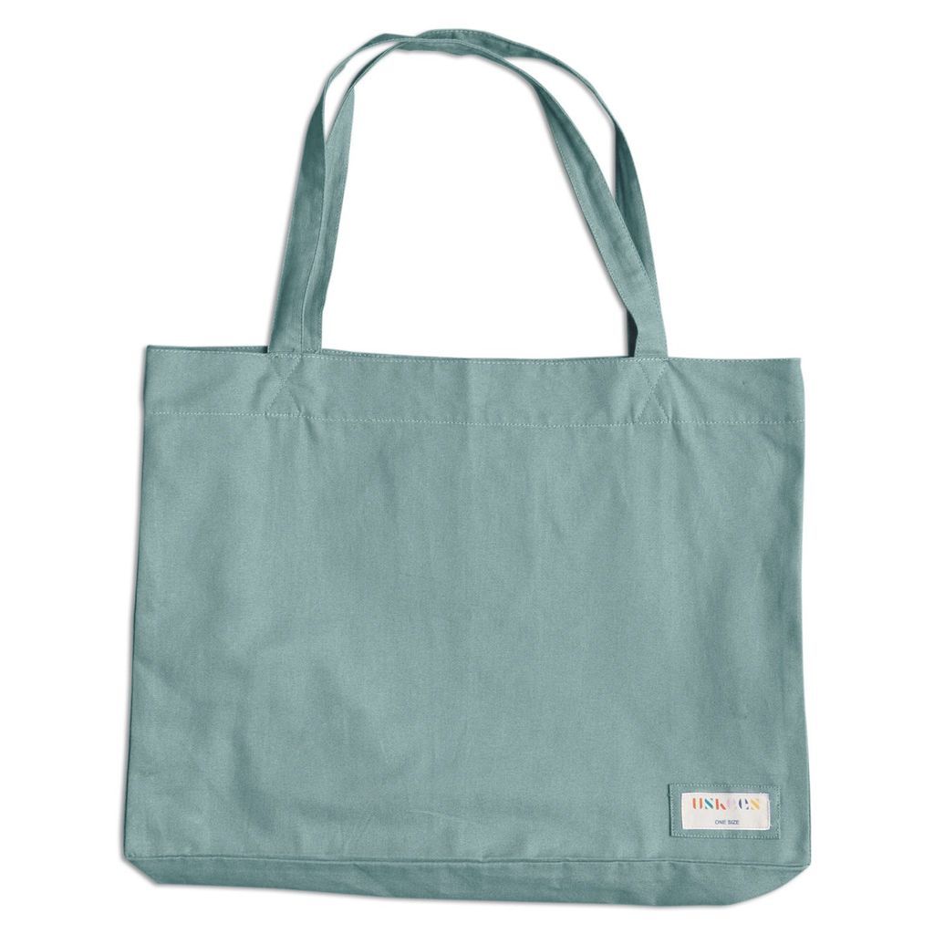 Men's Green The 4001 Large Organic Tote Bag - Jade One Size Uskees