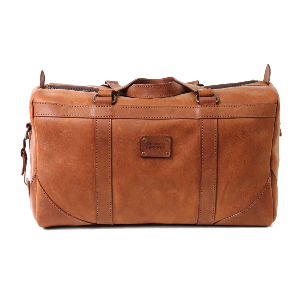 Men's Leather Duffel Bag Heritage Brown THE DUST COMPANY