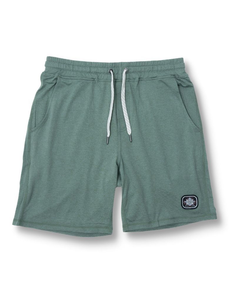 Men's Mach Zero Lounge Shorts - Green Extra Small Baja Llama