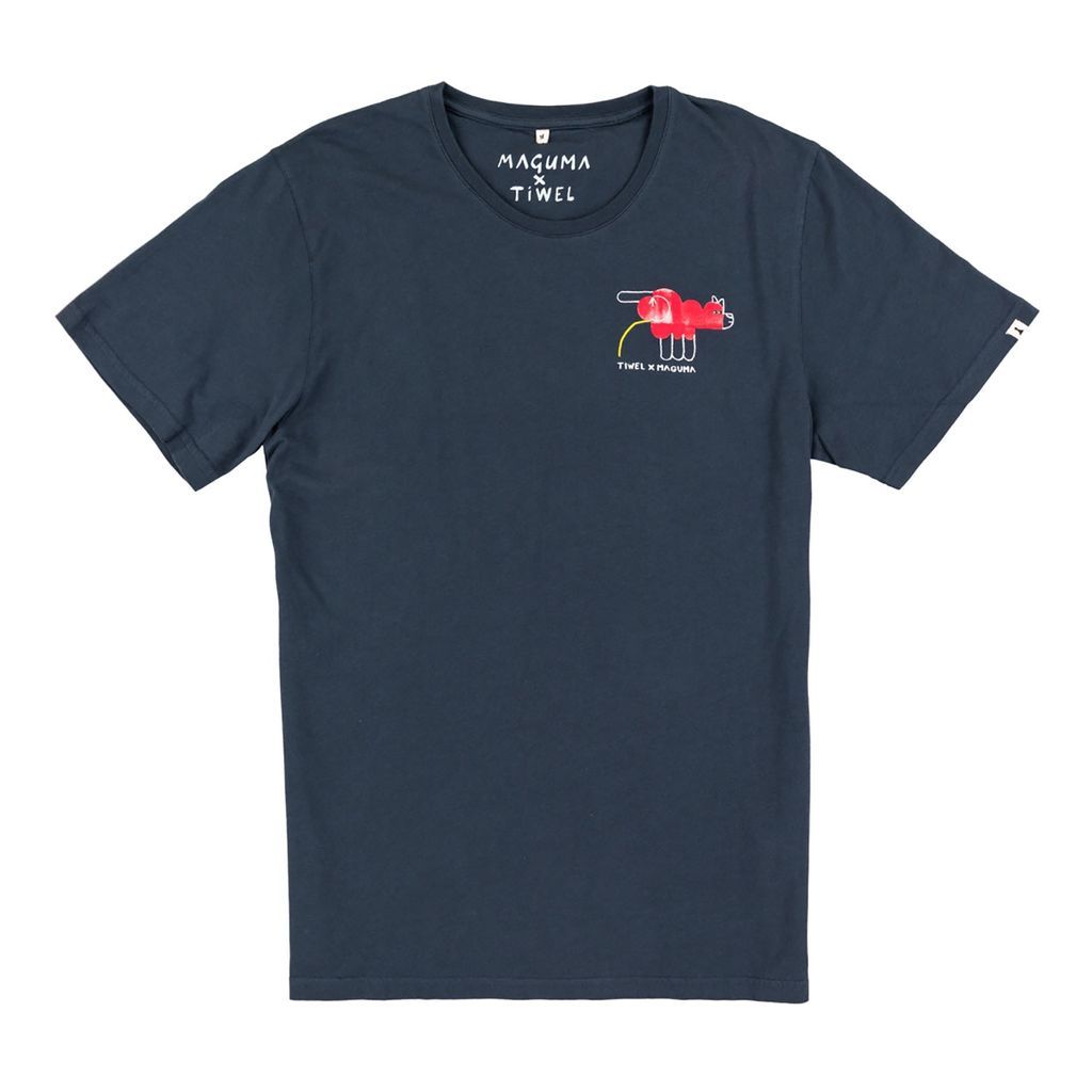 Men's Magu-Nifty T-Shirt By Maguma - Blue Small TIWEL