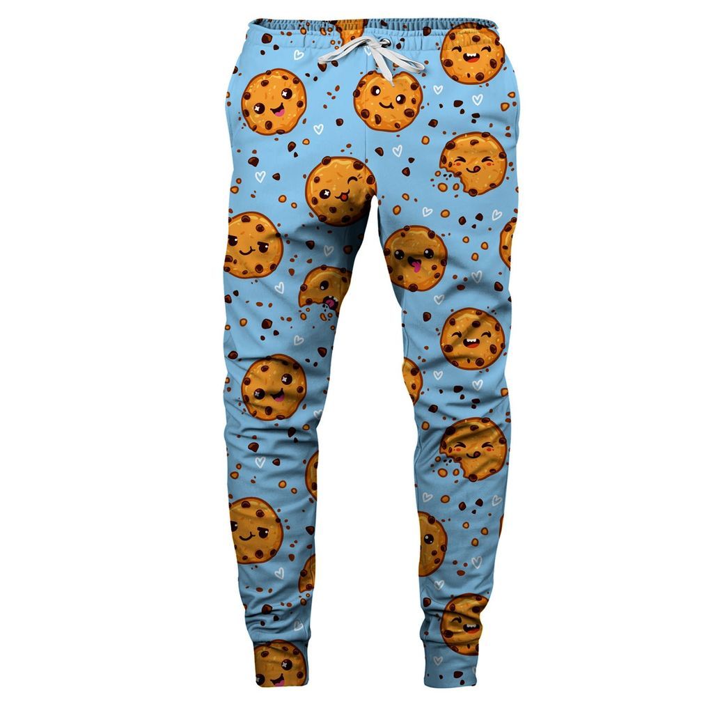 Men's Neutrals / Blue Cookies Make Me Happy Sweatpants Extra Small Aloha From Deer