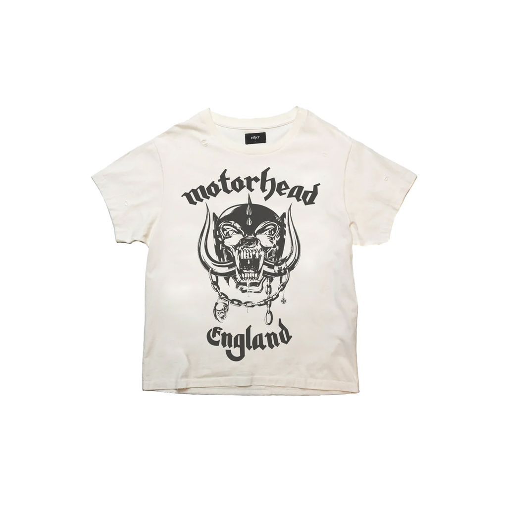 Men's Neutrals Motörhead 'England' Vintage Tee - Blonde Xxs Wolf & Badger