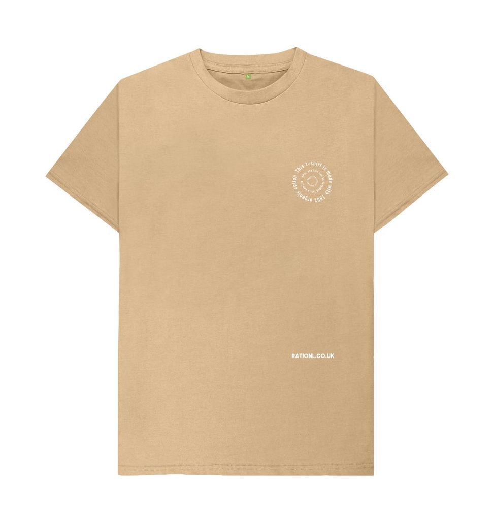Men's Neutrals R Truth Organic T-Shirt - Sand Extra Small Ration. L