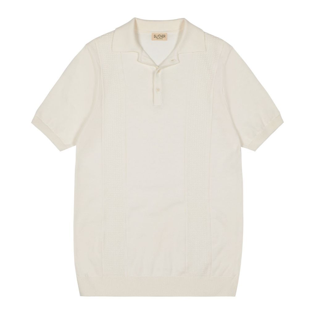 Men's Original Polo Shirt - White Small Slycker