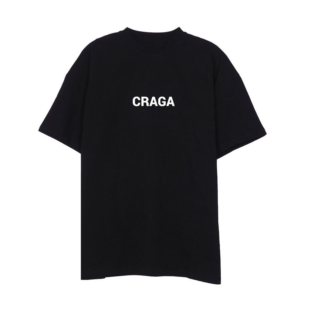 Men's Oversized T-Shirt - Black Medium CRAGA
