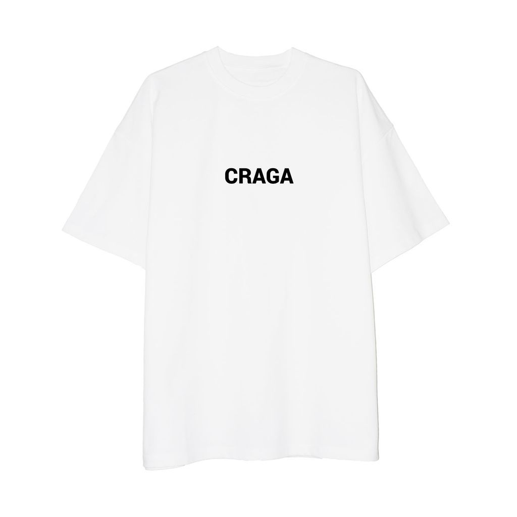 Men's Oversized T-Shirt - White Small CRAGA