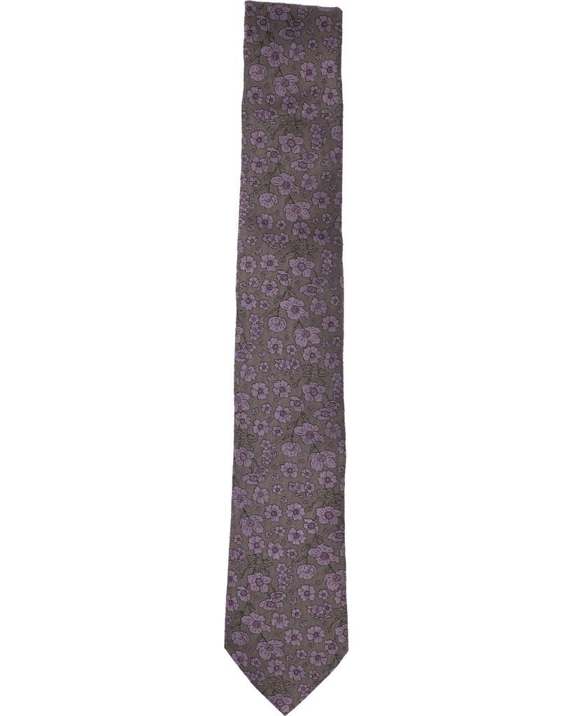 Men's Pink / Purple Garden Pink Tie One Size Lords of Harlech