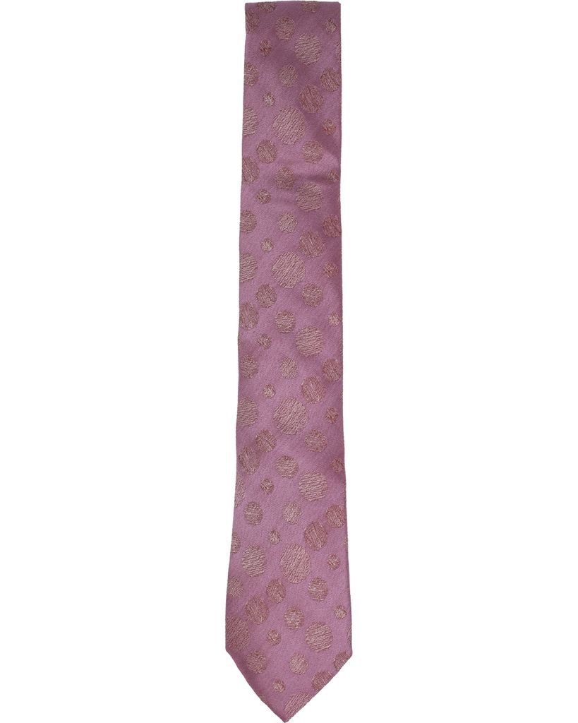 Men's Pink / Purple Horace Pink Tie One Size Lords of Harlech